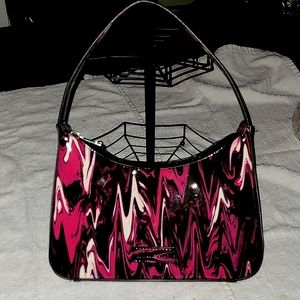 Circus Hot pink and Black purse